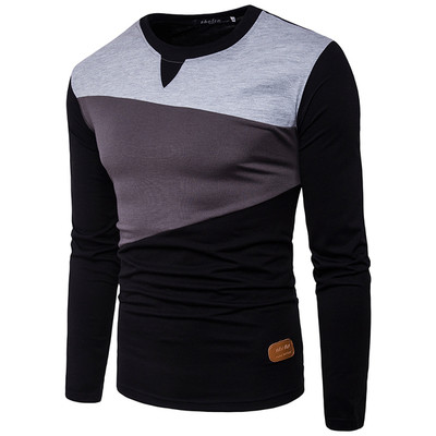 Καθημερινή ανδρική μπλούζα για το φθινοπώρο σε δύο χρώματα