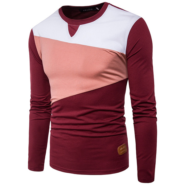 Καθημερινή ανδρική μπλούζα για το φθινοπώρο σε δύο χρώματα