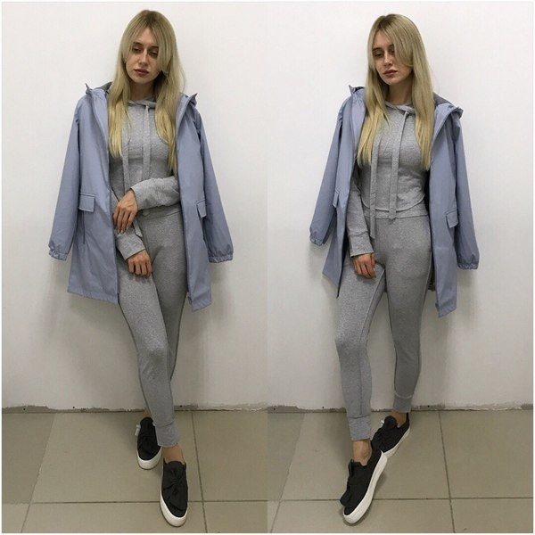 Καθημερινό αθλητικό γυναικείο  σύνολο 2 μέροι