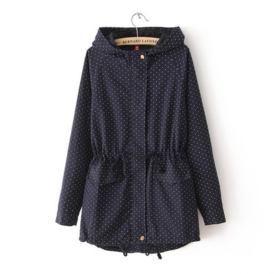 Дълго дамско яке тип парка с удобна качулка , 2 цвята