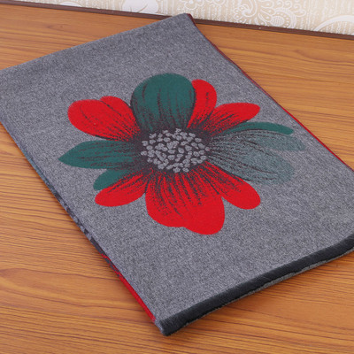 Γυναικείο κομψό κασκόλ σε floral μοτίβα