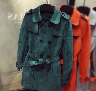 Πολύ κομψή γυναικεία καμπαρντίνα με κουμπιά, 4 χρώματα