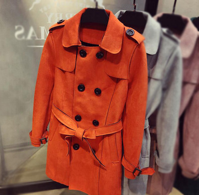 Πολύ κομψή γυναικεία καμπαρντίνα με κουμπιά, 4 χρώματα