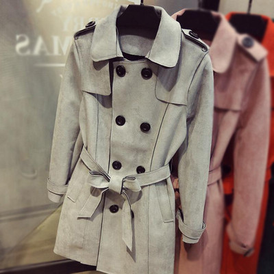 Πολύ κομψή γυναικεία καμπαρντίνα με κουμπιά, 4 χρώματα