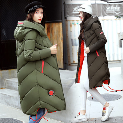 Ζεστό  γυναικείο μπουφάν με κουκούλα σε διάφορα χρρώματα