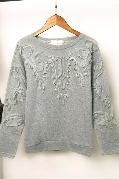 Γυναικεία μπλούζα  σε γκρι χρώμα
