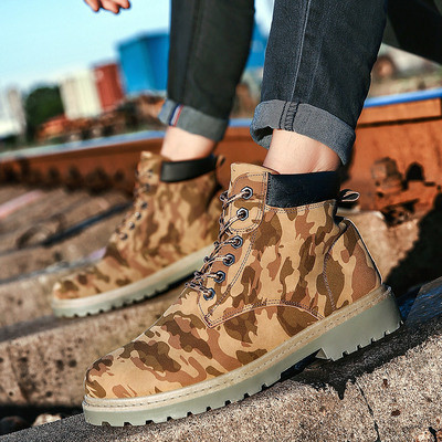 Камуфлажни устойчиви зимни боти за мъже в три разцветки