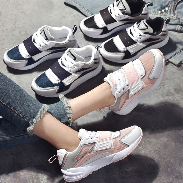 Ενδιαφέρουσα αθλητικά πάνινα παπούτσια σε τρία χρώματα με λουράκια βελκρό κατάλληλα για αθλητισμό και για την καθημερινή ζωή