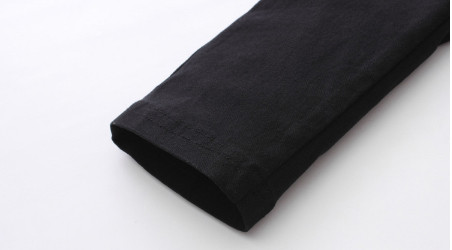 Άνδρικά παντελόνια σε μαύρο χρώμα με μεγάλες τσέπες