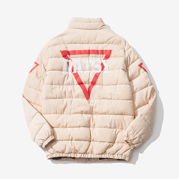 Χειμερινό αθλητικό ανδρικό μπουφάν με επιγραφές σε τρία χρώματα