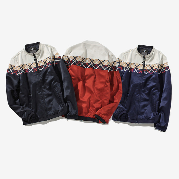 Ανδρικό μπουφάν για το  φθινοπώρο σε τρία χρώματα