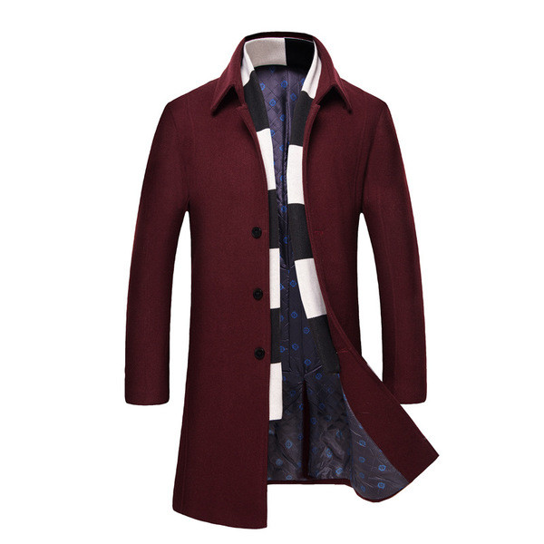 Μακρύ ζεστό ανδρικό παλτό , κατάλληλο για κάθε περίσταση