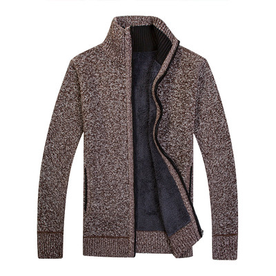 Ζεστή ανδρική ζακέτα για το φθινόπωρο και για το χειμώνα σε διάφορα χρώματα