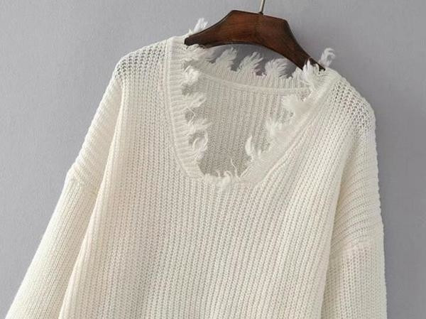 Τρέχον γυναικείο πουλόβερ με ραβδώσεις άκρες, 3 χρώματα