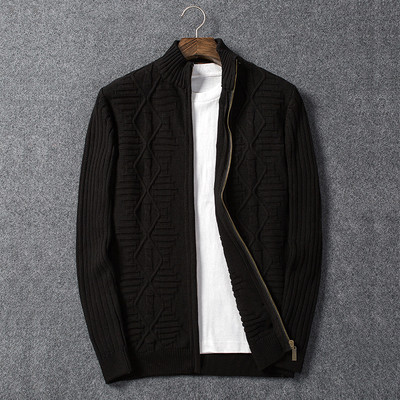 Πλεκτή ανδρική ζακέτα για το φθινόπωρο και για το χειμώνα