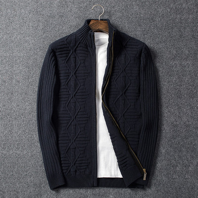 Πλεκτή ανδρική ζακέτα για το φθινόπωρο και για το χειμώνα