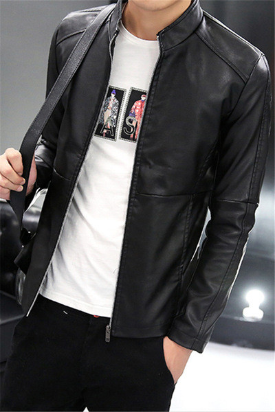 Мъжко стилно яке от еко кожа
