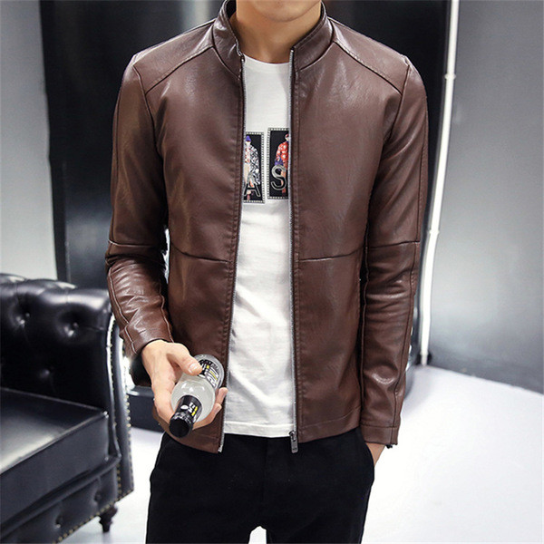 Мъжко стилно яке от еко кожа