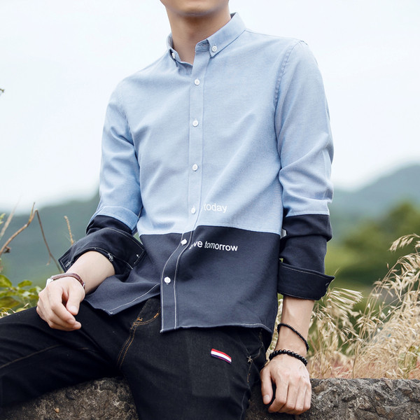 Κομψό ανδρικό πουκάμισο σε τέσσερα χρώματα