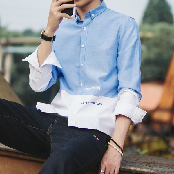 Κομψό ανδρικό πουκάμισο σε τέσσερα χρώματα