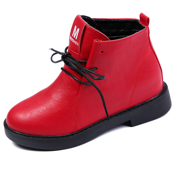 Γυναικείες μπότες με μαύρους και κόκκινους δεσμούς, κατάλληλες για την καθημερινή ζωή