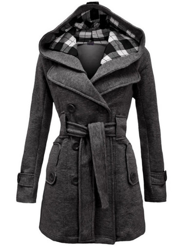 Модерно дамско палто за зимата - няколко цвята