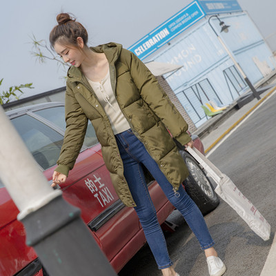 Μακρύ χειμωνιάτικο γυναικείο μπουφάν με κουκούλα σε διάφορα χρώματα