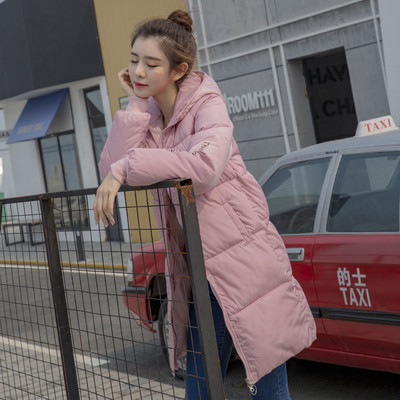 Μακρύ χειμωνιάτικο γυναικείο μπουφάν με κουκούλα σε διάφορα χρώματα