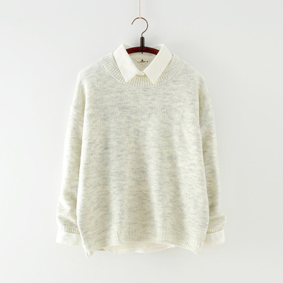 Πλεκτό γυναικείο πουλόβερ  σε τέσσερα χρώματα, κατάλληλο για την καθημερινή ζωή