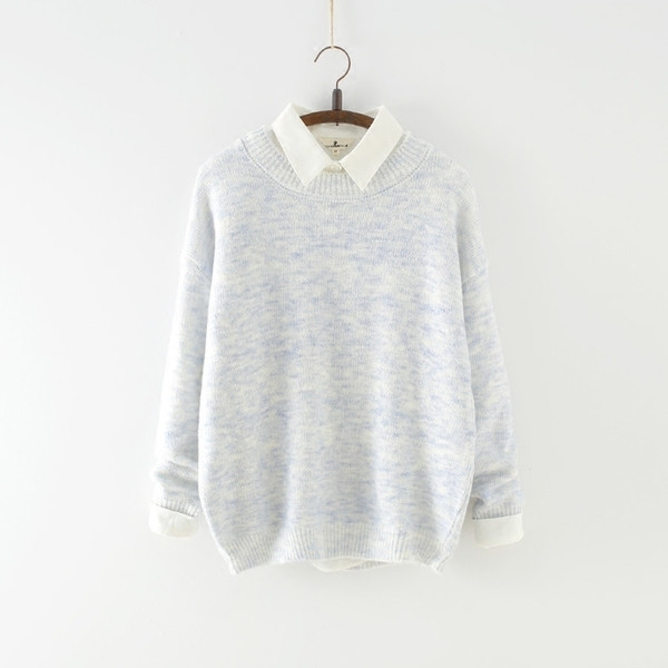 Πλεκτό γυναικείο πουλόβερ  σε τέσσερα χρώματα, κατάλληλο για την καθημερινή ζωή