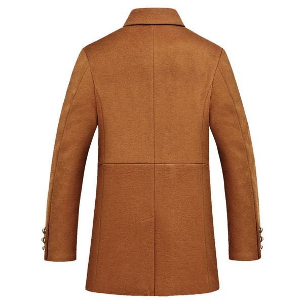 Ζεστό αντρικό παλτό, κατάλληλο για κάθε μέρα-3 χρώματα