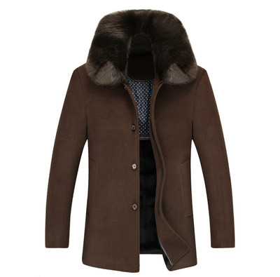 Μοναδικό καθημερινό ανδρικόα μπουφάν με γούνα  2 χρώματα