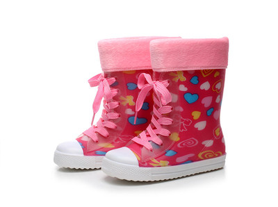 Παιδικές καουτσούκ μπότες για κορίτσια και αγόρια