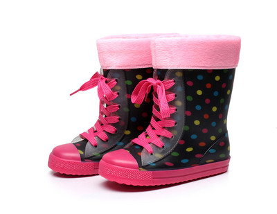 Παιδικές καουτσούκ μπότες για κορίτσια και αγόρια