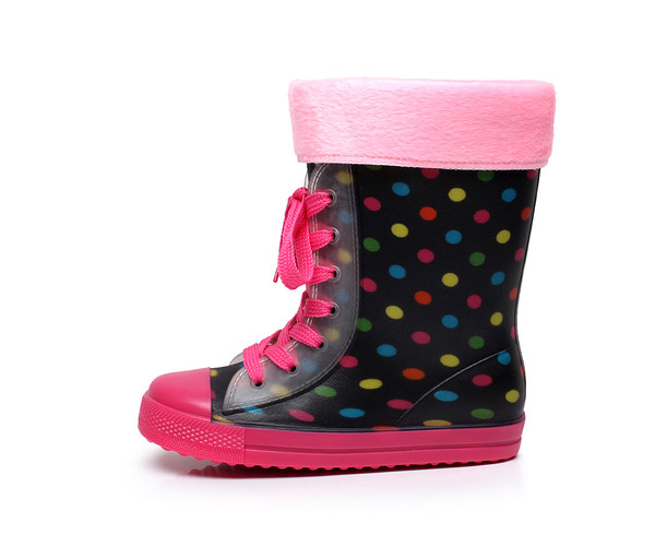 Παιδικές καουτσούκ μπότες για κορίτσια και αγόρια