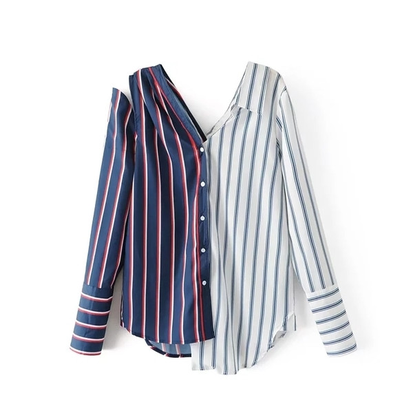 Ένα ενδιαφέρον γυναικείο πουκάμισο με δύο πρόσωπα, κατάλληλο για την καθημερινή ζωή