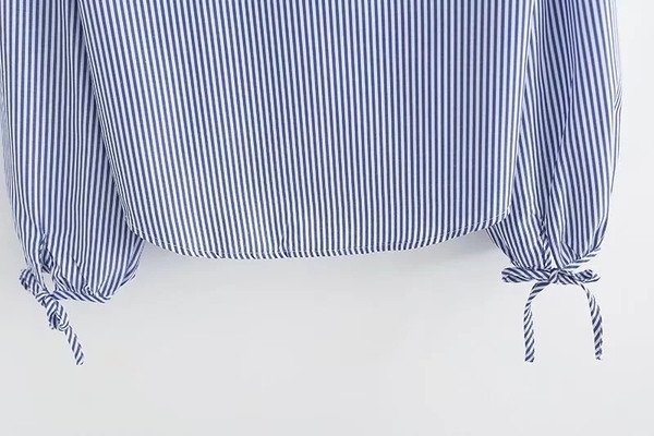 Αθλητικό κομψό γυναικείο πουκάμισο με κορδόνια