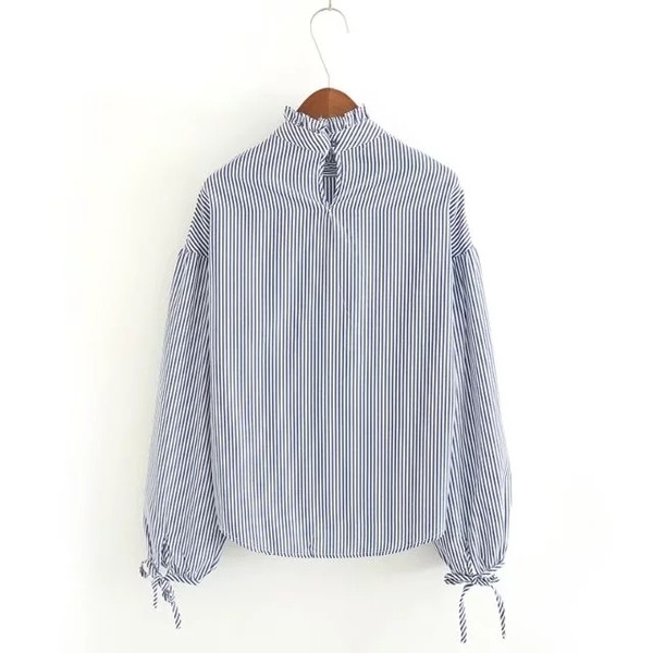 Αθλητικό κομψό γυναικείο πουκάμισο με κορδόνια