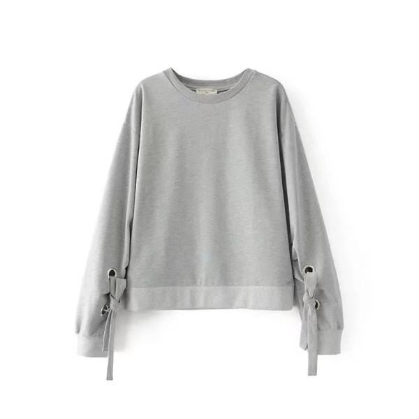 Καθημερινή γυναικεία μπλούζα σε γκρι χρώμα