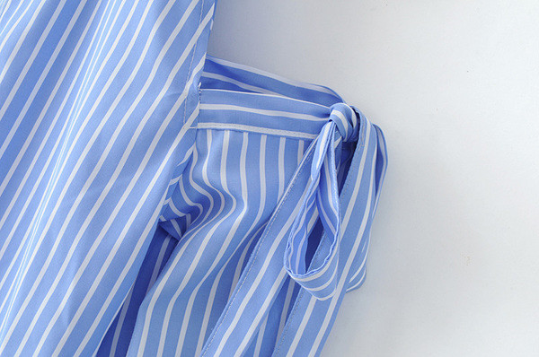 Καυημερινό γυναικείο πουκάμισο με γυμνό ώμο