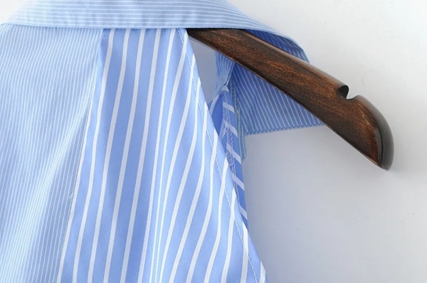 Καυημερινό γυναικείο πουκάμισο με γυμνό ώμο