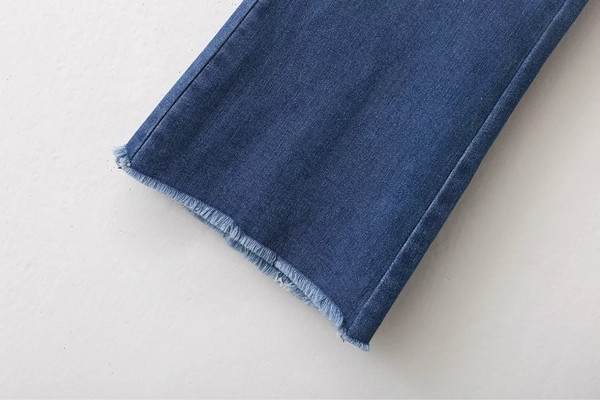 Casual τζιν γυναικεία με κεντήματα Charlton