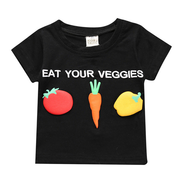 Παιδικό μπλουζάκι σε μαύρο και άσπρο χρ΄ωμα με εφαρμογή - unisex