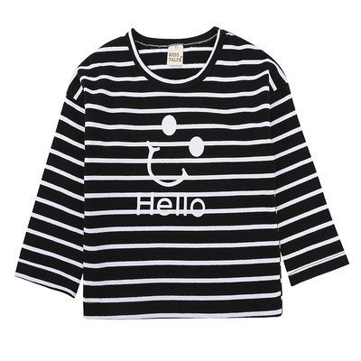 Παιδική μπλούζα για κορίτσια και αγόρια με ριγέ εικόνα