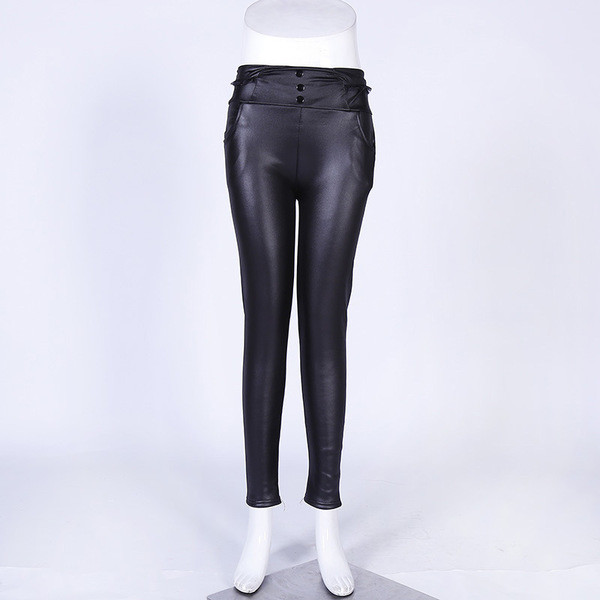 Καθημερινό γυναικείο κολάν σε μαύρο χρώμα