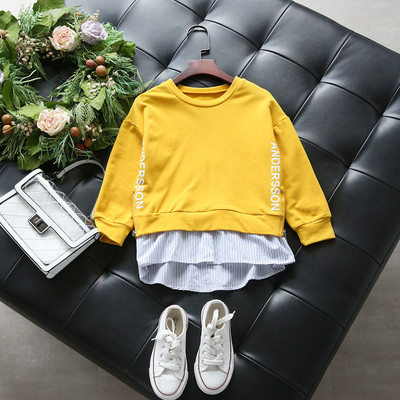 Αθλητική παιδική μπλούζα για αγόρια και κορίτσια σε μαύρο και κίτρινο χρώμα