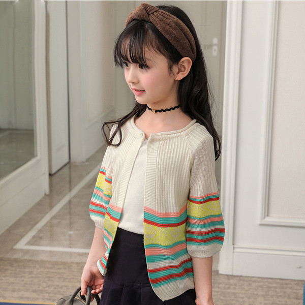 Παιδική ζακέτα για το φθινοπώρο και το χειμώνα για κορίτσια σε τρεις αποχρώσεις