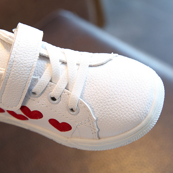 Παιδικά πάνινα παπούτσια για κορίτσια με λουράκια βελκρό