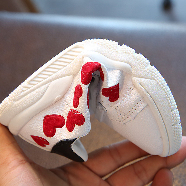 Παιδικά πάνινα παπούτσια για κορίτσια με λουράκια βελκρό