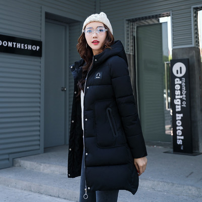 Νέο γυναικείο μπουφάν μακρύ με κουκούλα και σε πολλά χρώματα